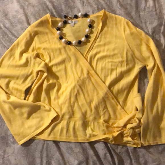 New York & Company Wrap Sweater - Picture 3 of 9